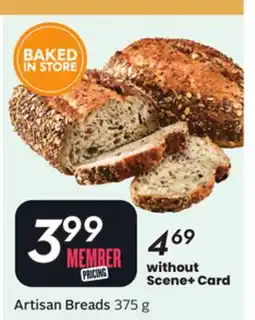 Sobeys Artisan Breads offer
