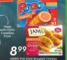 Sobeys JANES Pub Style Breaded Chicken or POGO Original offer