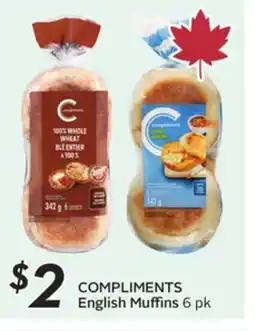 Sobeys COMPLIMENTS English Muffins offer