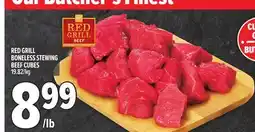 Metro RED GRILL BONELESS STEWING BEEF CUBES offer