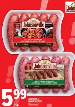 Metro JOHNSONVILLE DINNER SAUSAGES offer