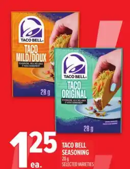 Metro TACO BELL SEASONING offer
