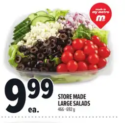 Metro STORE MADE LARGE SALADS offer