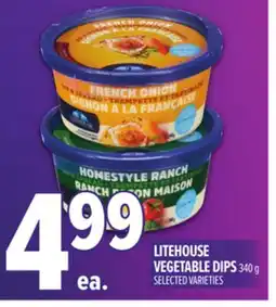 Metro LITEHOUSE VEGETABLE DIPS offer