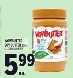 Metro WOWBUTTER SOY BUTTER offer