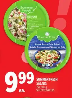 Metro SUMMER FRESH SALADS offer