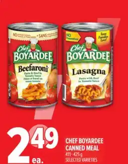 Metro CHEF BOYARDEE CANNED MEAL offer