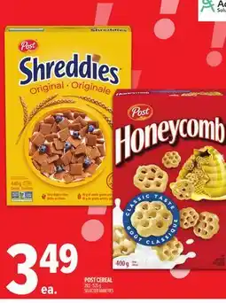 Metro POST CEREAL offer