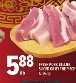 Metro FRESH PORK BELLIES SLICED OR BY THE PIECE offer
