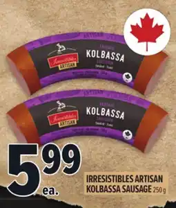 Metro IRRESISTIBLES ARTISAN KOLBASSA SAUSAGE offer