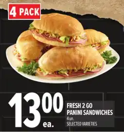Metro FRESH 2 GO PANINI SANDWICHES offer