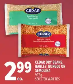 Metro CEDAR DRY BEANS, BARLEY, BURGOL OR SEMOLINA offer