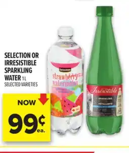 Metro SELECTION OR IRRESISTIBLE SPARKLING WATER offer