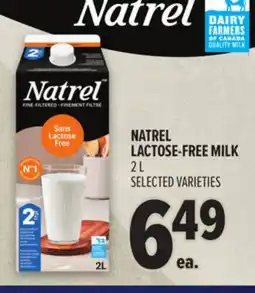 Metro NATREL LACTOSE-FREE MILK offer