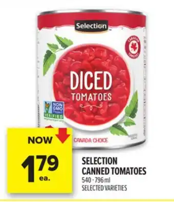 Metro SELECTION CANNED TOMATOES offer