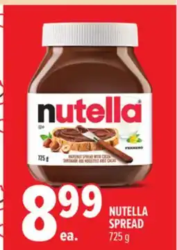 Metro NUTELLA SPREAD offer