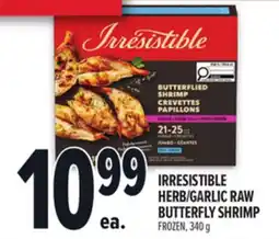 Metro IRRESISTIBLE HERB/GARLIC RAW BUTTERFLY SHRIMP offer