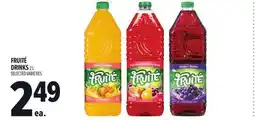 Metro FRUITÉ DRINKS offer