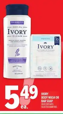 Metro IVORY BODY WASH OR BAR SOAP offer