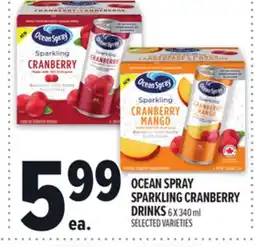 Metro OCEAN SPRAY SPARKLING CRANBERRY DRINKS offer