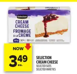 Metro SELECTION CREAM CHEESE offer