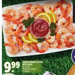 Metro JUMBO SHRIMP PLATTER WITH SAUCE offer