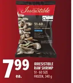 Metro IRRESISTIBLE RAW SHRIMP offer