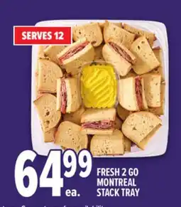 Metro FRESH 2 GO MONTREAL STACK TRAY offer