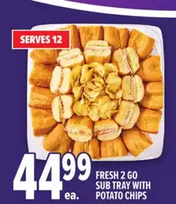 Metro FRESH 2 GO SUB TRAY WITH POTATO CHIPS offer