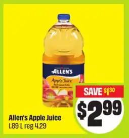 FreshCo Allen's Apple Juice offer
