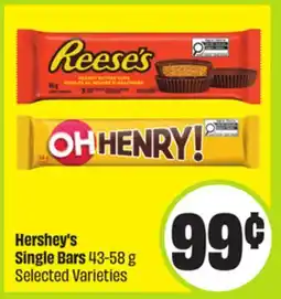 FreshCo Hershey's Single Bar 43-58 g Selected Varieties offer