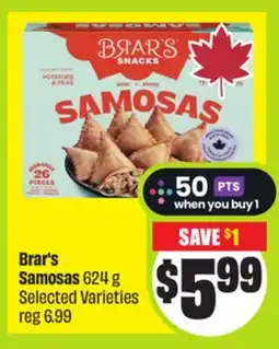 FreshCo Brar's Samosas 624 g Selected Varieties offer