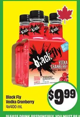FreshCo Black Fly Vodka Cranberry offer