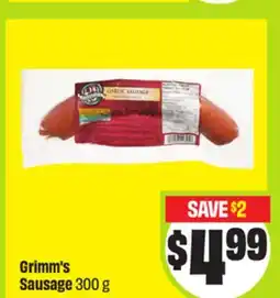 FreshCo Grimm's Sausage offer
