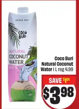 FreshCo Coco Buri Natural Coconut Water I L - LNY offer