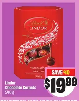 FreshCo Lindor Chocolate Cornets offer