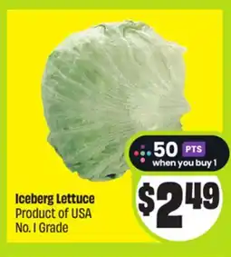 FreshCo Iceberg Lettuce, Product of USA, No. 1 Grade offer