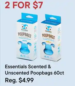 Petvalu Essentials Scented & Unscented Poopbags offer