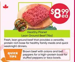 Healthy Planet Healthy Planet Lean Ground Beef offer