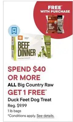 Petvalu Big Country Raw offer