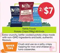 Healthy Planet Kettle Foods Potato Chips offer