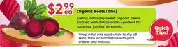 Healthy Planet Organic Beets offer