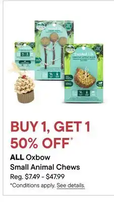 Petvalu ALL Oxbow Small Animal Chews offer