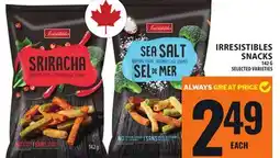 Food Basics IRRESISTIBLES SNACKS offer
