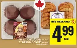 Food Basics SELECTION COOKIES OR CT BAKERY DONUTS offer