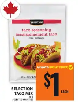 Food Basics SELECTION TACO MIX offer