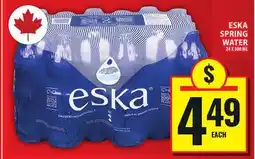 Food Basics ESKA SPRING WATER offer
