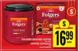 Food Basics FOLGERS GROUND COFFEE offer