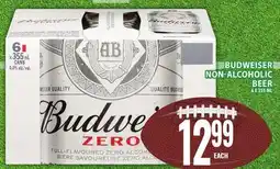 Food Basics BUDWEISER NON-ALCOHOLIC BEER offer