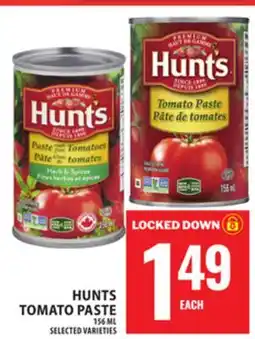 Food Basics HUNTS TOMATO PASTE offer